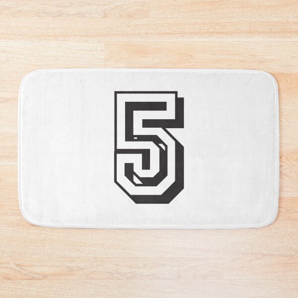 Item preview, 5 number college font designed and sold by GeogDesigns.