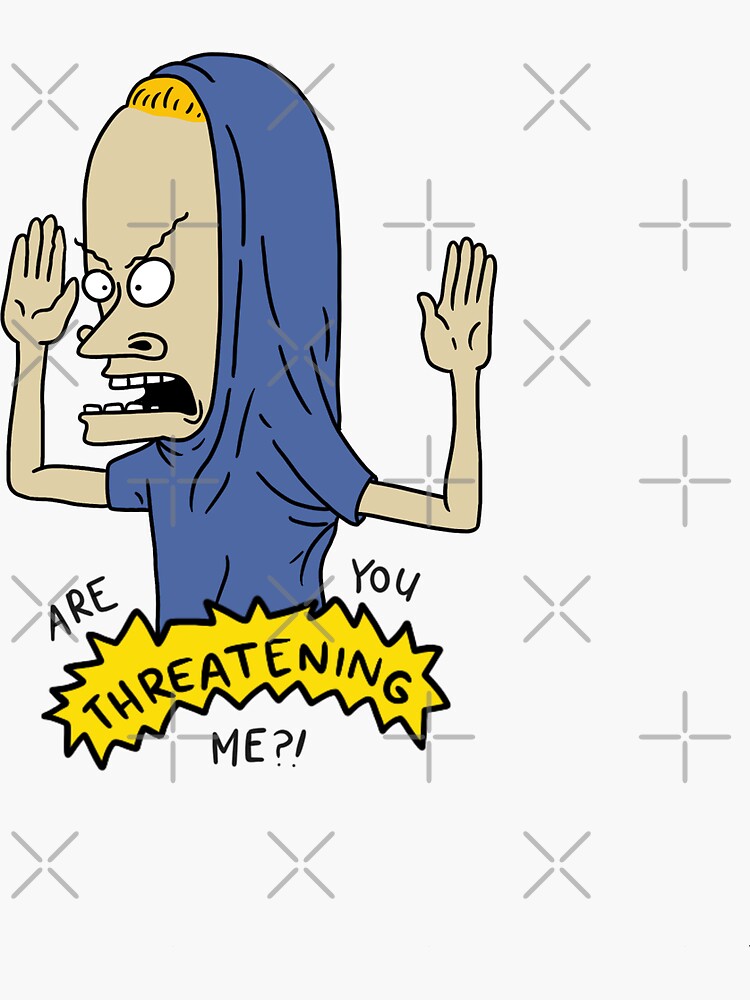 "Cornholio" Sticker by jagonzie Redbubble