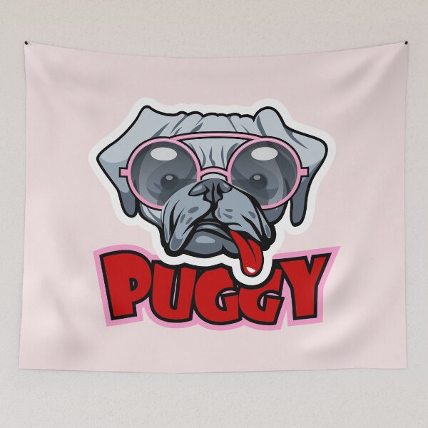 Item preview, Cute Puggy wearing sunglasses designed and sold by kalud-zoldyck.