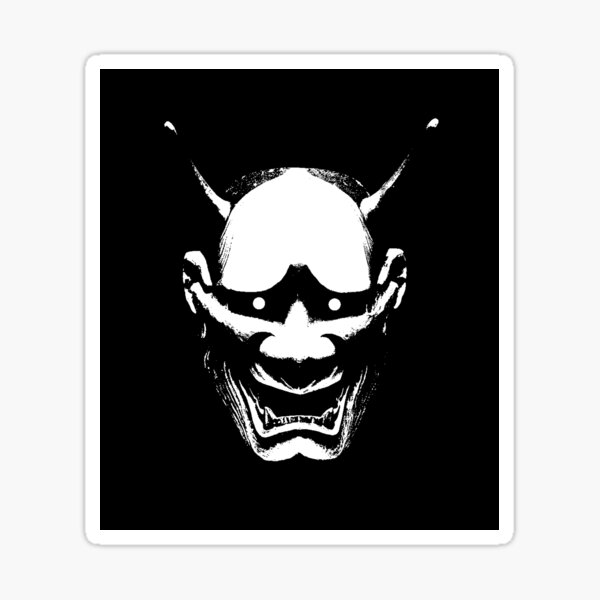 masque de hannya Sticker