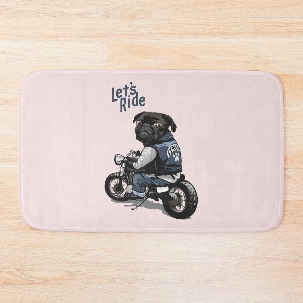 Item preview, Black Pug Biker designed and sold by kalud-zoldyck.