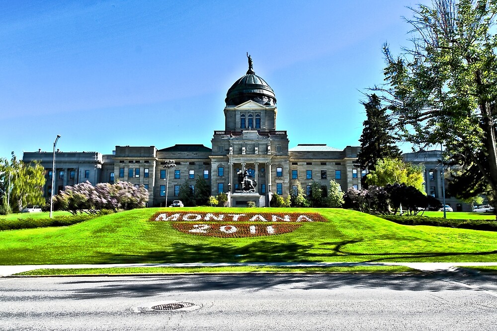 The Montana State Capitol, 2011 by Bryan Spellman