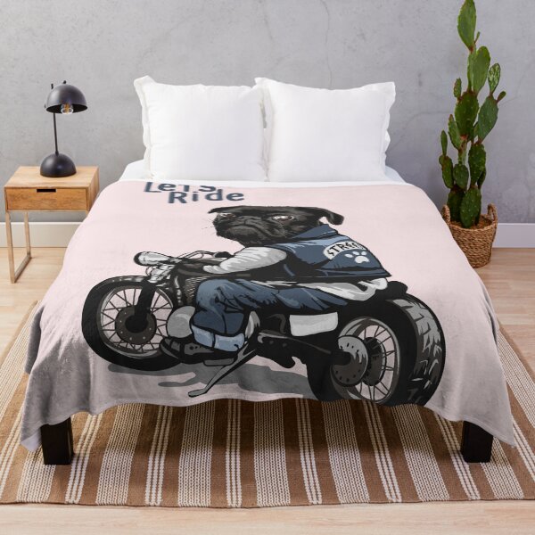 Item preview, Black Pug Biker designed and sold by kalud-zoldyck.