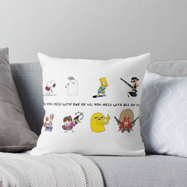 Item preview, Cool Cartoon crossover "when you mess with us, you mess with all of us" designed and sold by AtariFrootLoops.