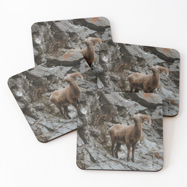 Item preview, Big Horned Sheep on Cliffside designed and sold by Tortelikeatiger.