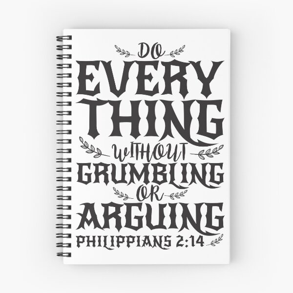Item preview, Philippians 2:14 Do Everything Without Grumbling Or Arguing designed and sold by plushism.