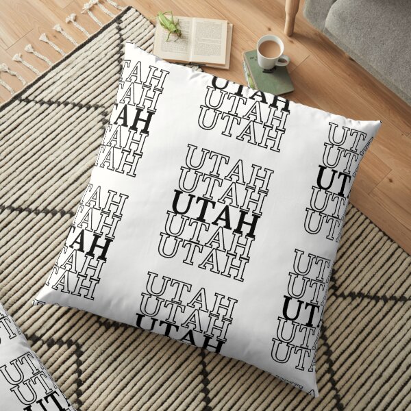 repeated text Floor Pillow