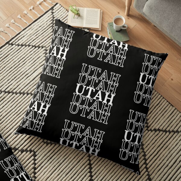 repeated text Floor Pillow
