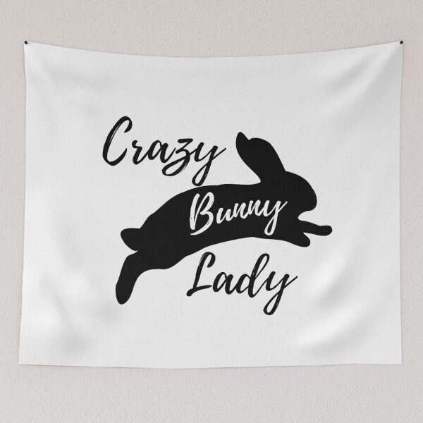 Item preview, Crazy Bunny Lady designed and sold by hearthearts.