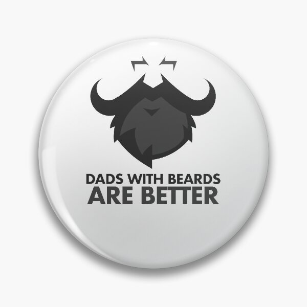 Artikelvorschau, Dads with beards are better I love my Dad Father entworfen und verkauft von deificusArt.