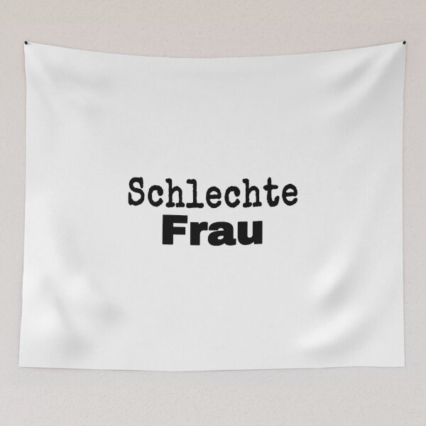 Item preview, Schlechte frau simple & bad woman t-shirt designed and sold by Stickers  Designer.