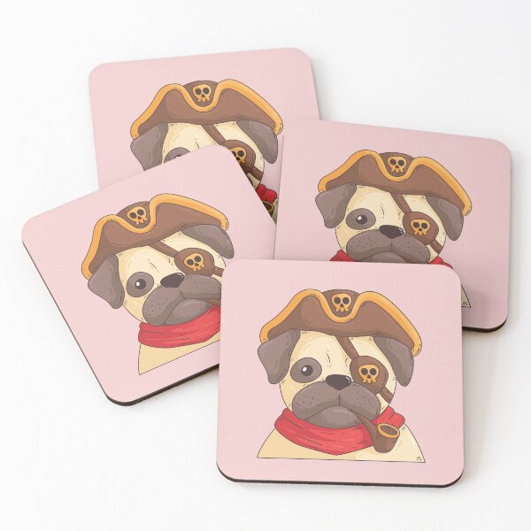Item preview, Pug Pirate designed and sold by kalud-zoldyck.