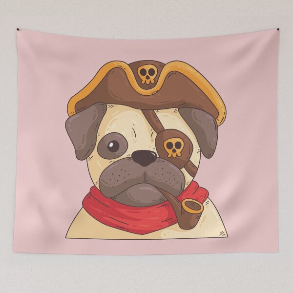 Item preview, Pug Pirate designed and sold by kalud-zoldyck.