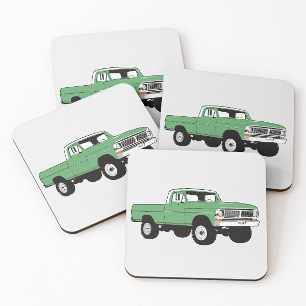 Item preview, 70-72 Light Green 4x4 F Truck designed and sold by CoolRide.