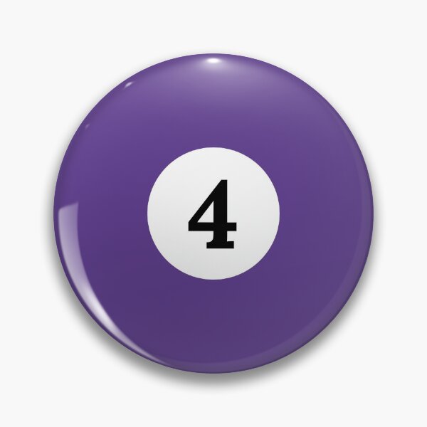 Item preview, Billiard Solid Purple Ball Number 4 designed and sold by Taumaturgo.