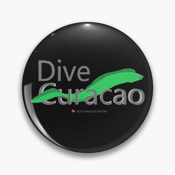 Item preview, Dive Curacao Green Moray Eel with Grey Font designed and sold by BottomlessDiver.