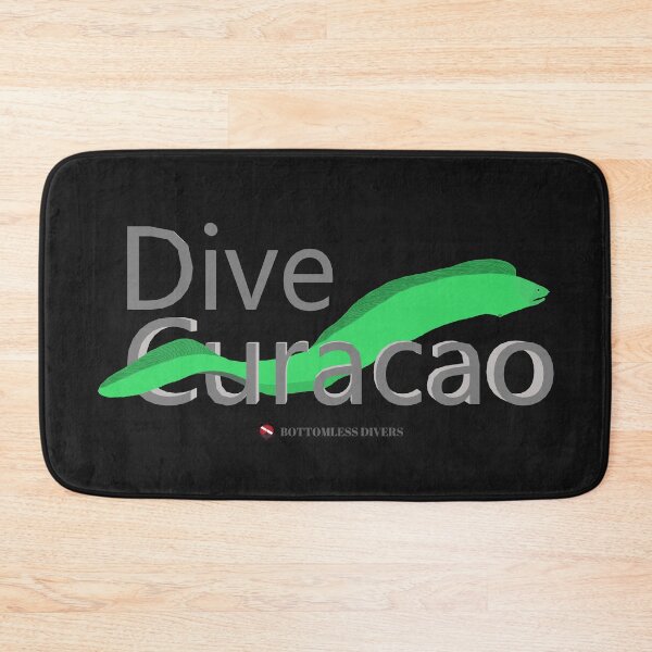 Item preview, Dive Curacao Green Moray Eel with Grey Font designed and sold by BottomlessDiver.