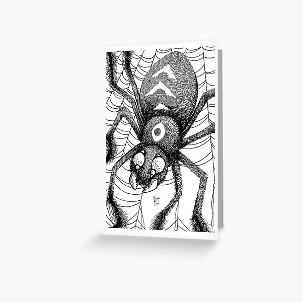 Spider Greeting Card