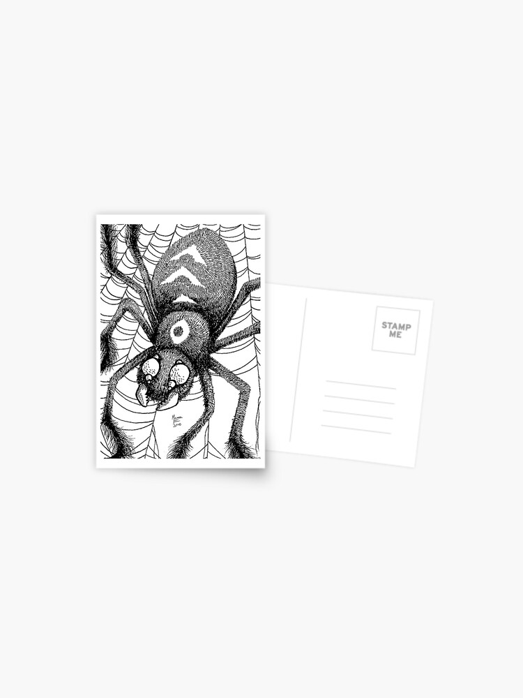 Thumbnail 1 of 2, Postcard, Spider designed and sold by likemoyd.