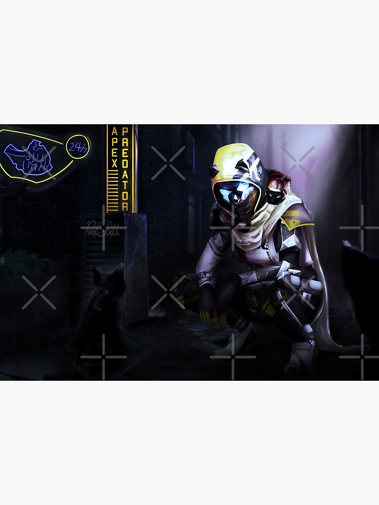 Apex Legends Void Prowler Wraith Art Board Print By Preetisketchi Redbubble