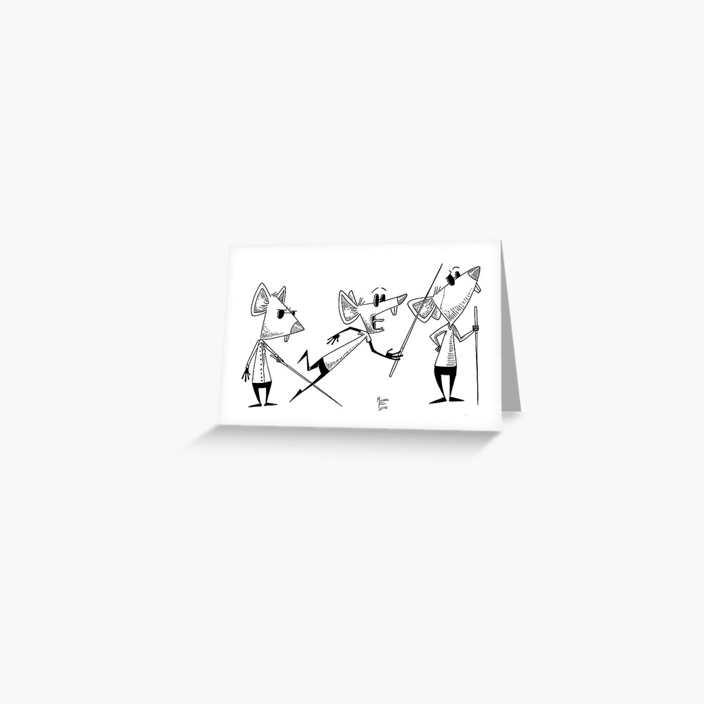 Item preview, Greeting Card designed and sold by likemoyd.