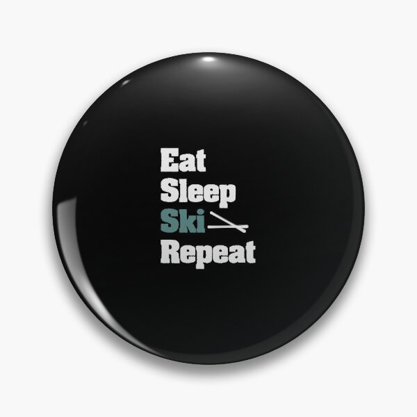 Item preview, Eat Sleep Ski Repeat Funny Skiing Gift skier Birthday  designed and sold by Chamssou.