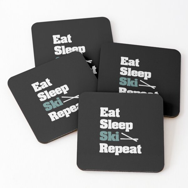 Item preview, Eat Sleep Ski Repeat Funny Skiing Gift skier Birthday  designed and sold by Chamssou.