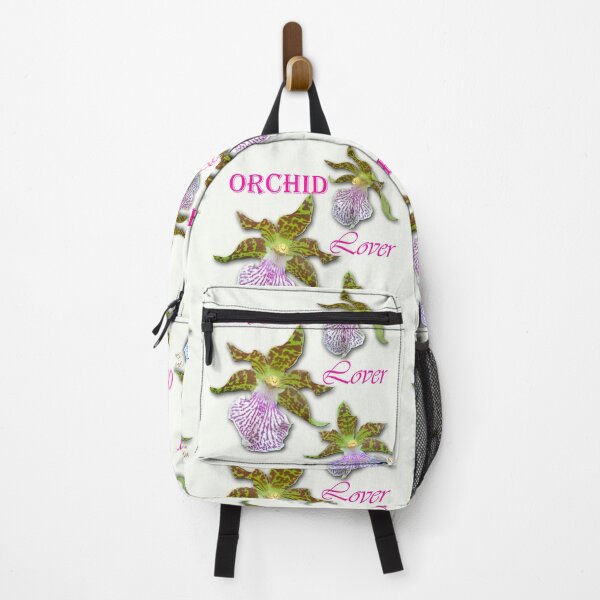 Item preview, Orchid Lover Green Purple Tiger Orchids Ivory designed and sold by SpiritGifts.