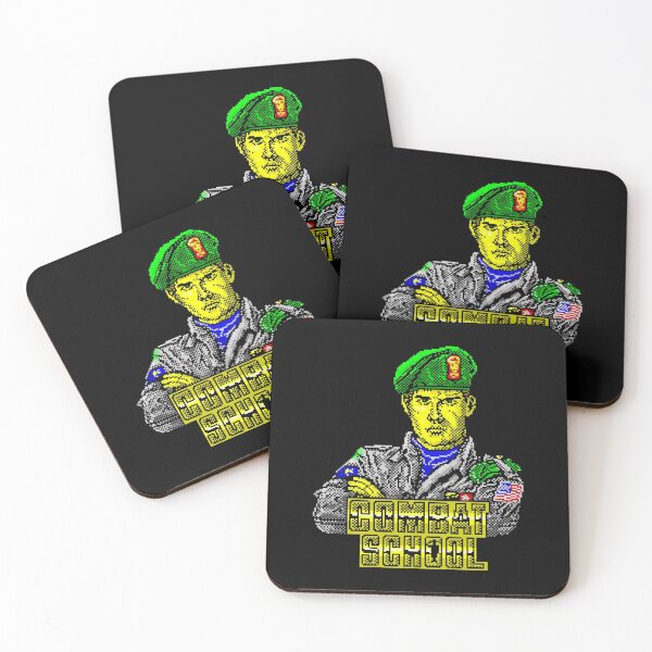 Item preview, Combat School 8 bit art designed and sold by 8FistsofTees.