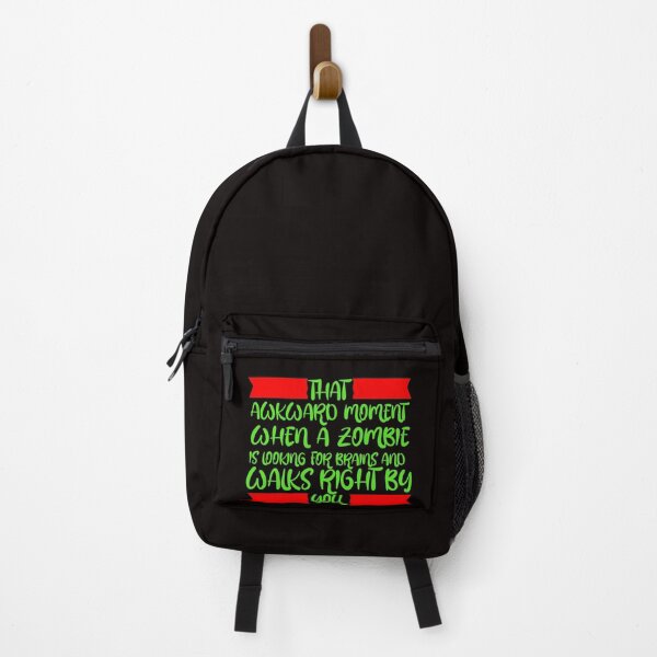 Item preview, That awkward moment when a Zombie is looking for brains and walks right by you. designed and sold by wesco.