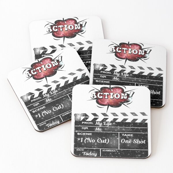 Item preview, Action Clapboard Cinema Red Comic Speech Movie Show designed and sold by Jolly-Yosei.