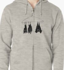 fruitbats in the closet Zipped Hoodie