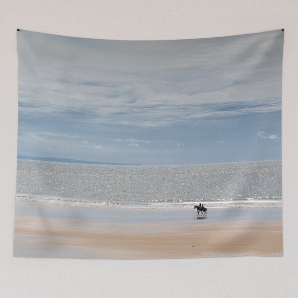 Item preview, Two Horse Riders down on the Beach designed and sold by heidipics.