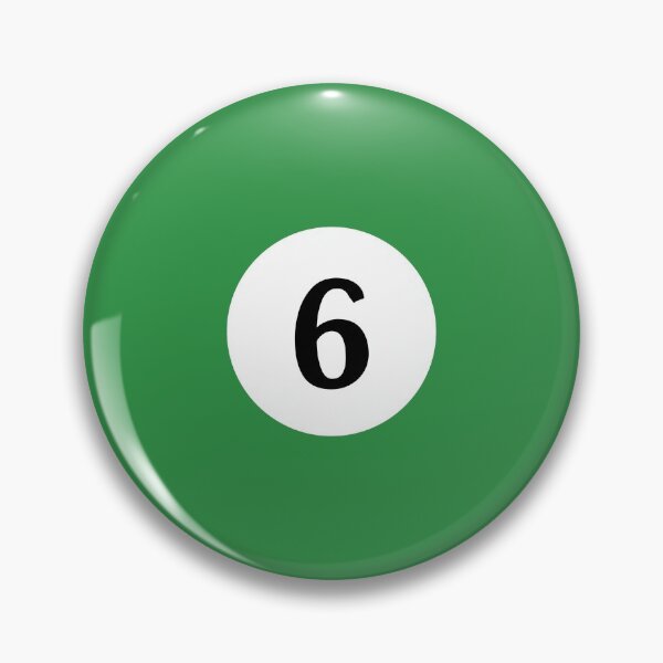 Item preview, Billiard Solid Green Ball Number 6 designed and sold by Taumaturgo.