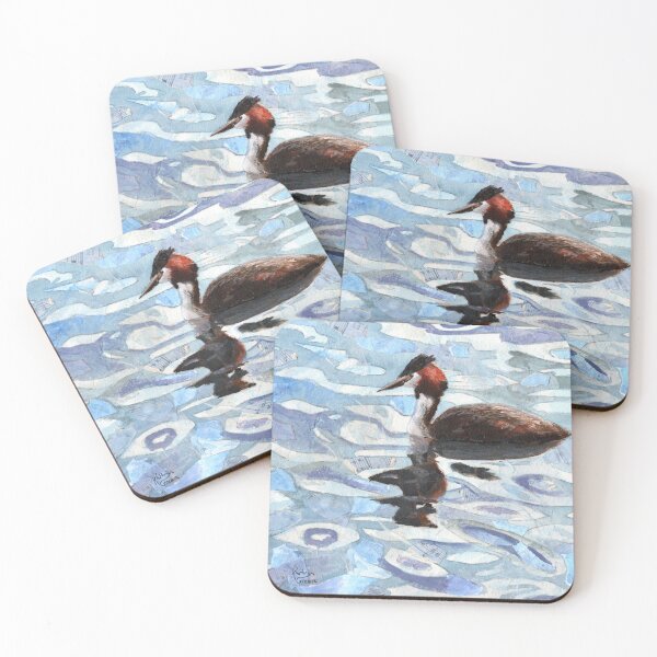 Item preview, Great Crested Grebe designed and sold by Kathryn Green.