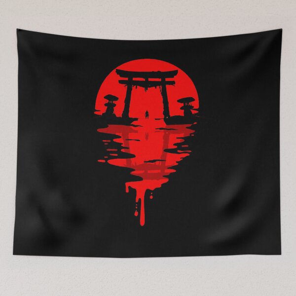 Item preview, Samurai Jack river stance designed and sold by AJSkinnerPrints.