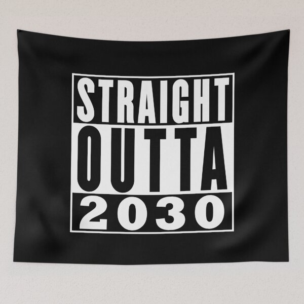 Item preview, Straight Outta 2030 Birthday designed and sold by RandomStuffShop.