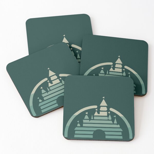 Item preview, Green Gradient Castle  designed and sold by cgale.