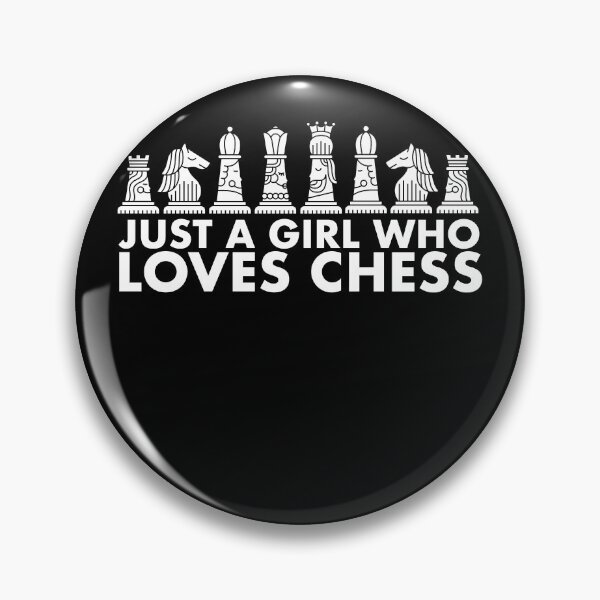 Artikelvorschau, Just a Girl who loves Chess Check Mate Chess Game Gift entworfen und verkauft von deificusArt.