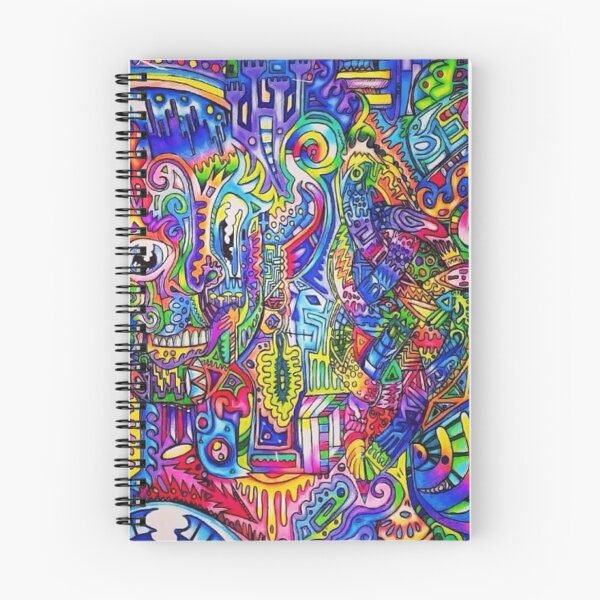 Artikelvorschau, psychedelische bunte Wand entworfen und verkauft von Ladyvml.