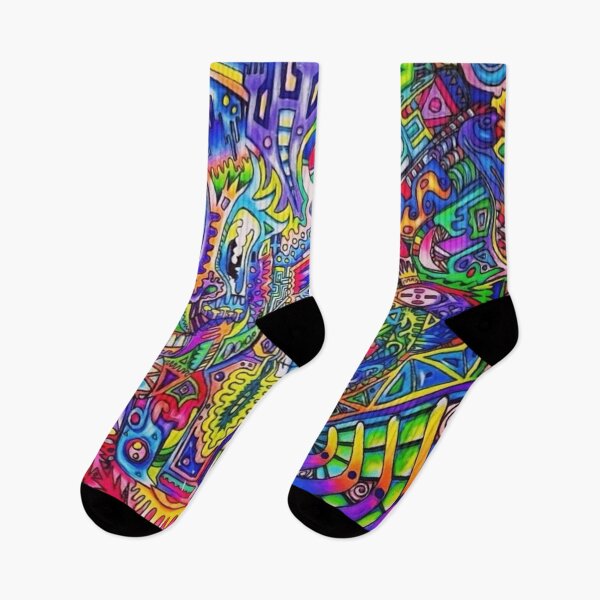 Item preview, psychedelic colorful wall  designed and sold by Ladyvml.