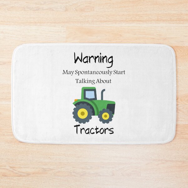Item preview, Warning May Spontaneously Talk About Tractors,Mens or Womens Organic Cotton Farming Novelty designed and sold by piskwi.