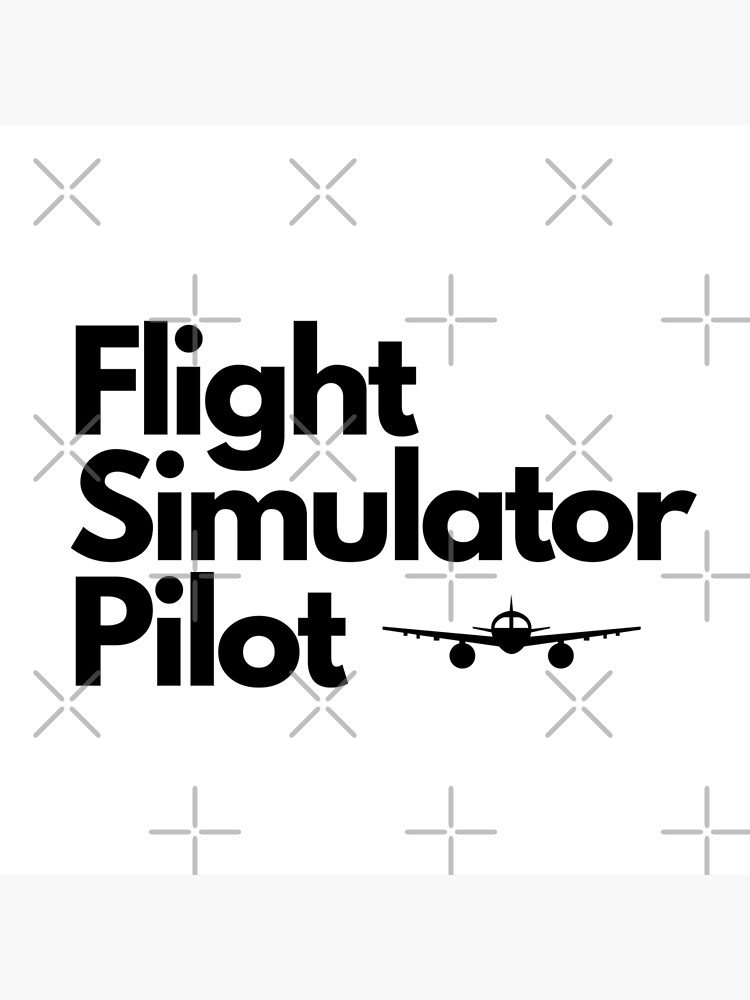 Flight Simulator Pilot Art Board Print for Sale by jetmike