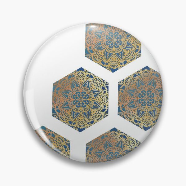 Item preview, Golden mandala honey comb  designed and sold by RMSdesigns.