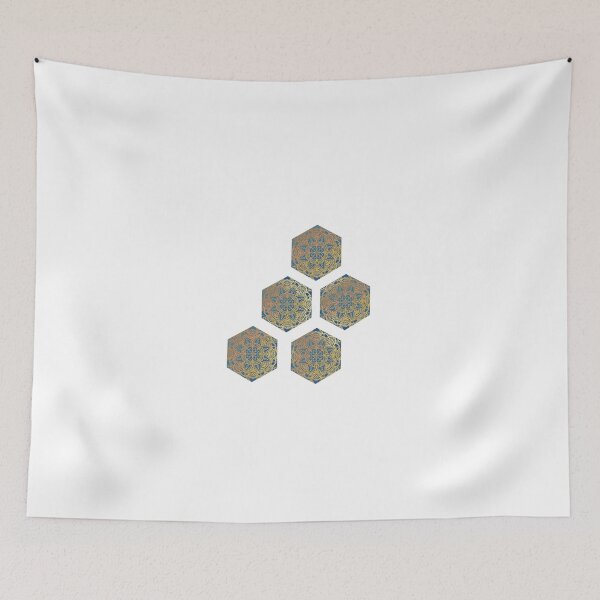 Item preview, Golden mandala honey comb  designed and sold by RMSdesigns.