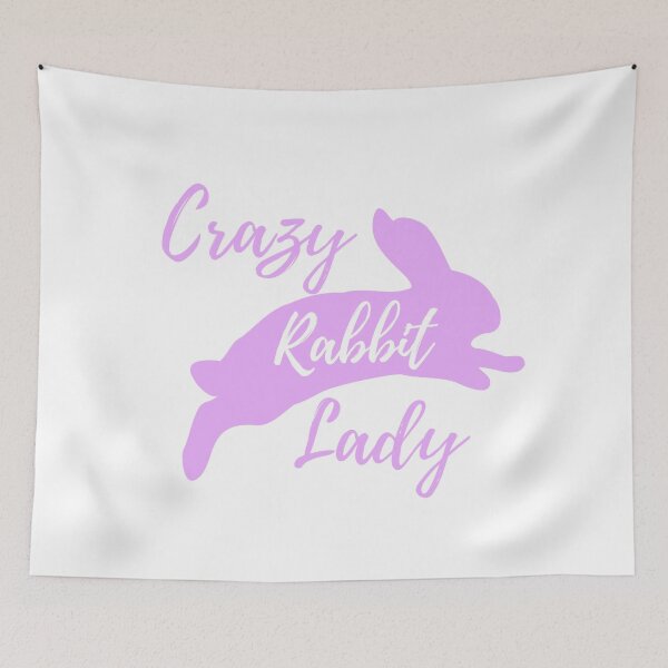 Item preview, Crazy Rabbit Lady designed and sold by hearthearts.