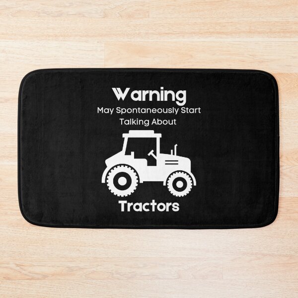 Item preview, Warning May Spontaneously Talk About Tractors,Mens or Womens Organic Cotton Farming Novelty designed and sold by piskwi.