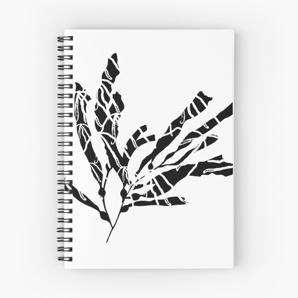 Item preview, Black and white sea kelp textured on white designed and sold by Zebar-Finch.