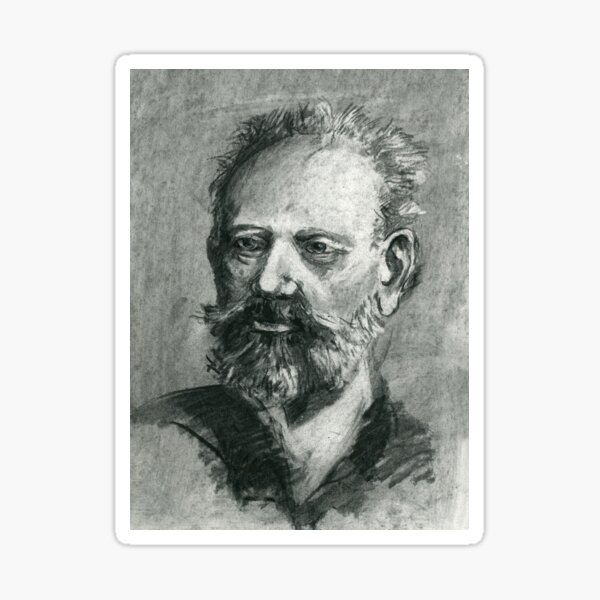 Pyotr Ilyich Tchaikovsky Sticker