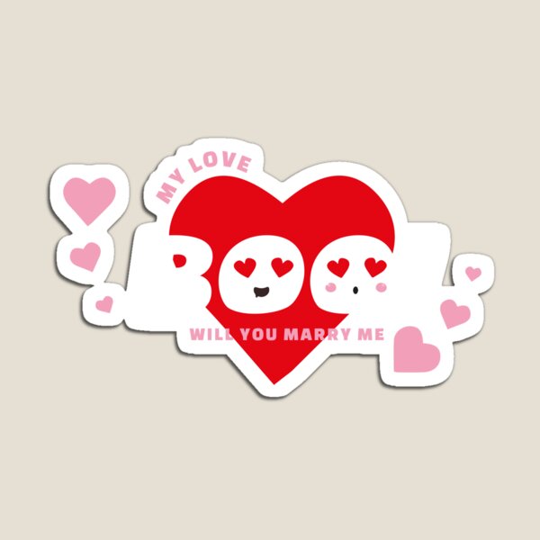 Will you be my girlfriend? yes or nah? Sticker for Sale by ninwiito